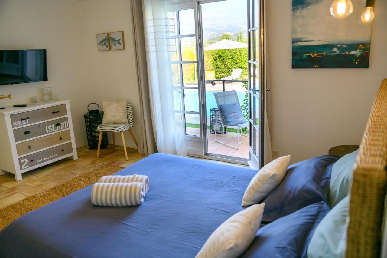 Le Mas De La Source Bed and Breakfast Mougins Exteriör bild